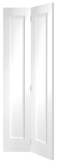Pattern 10 White Bi-fold Door